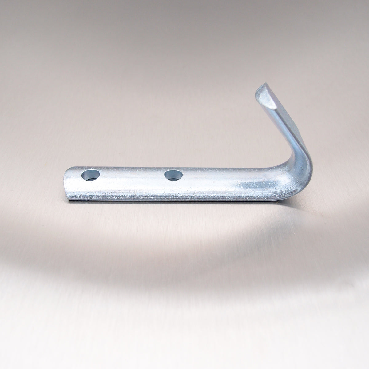 Bolt On Rope Hooks Zinc Plated - Half Round Pattern