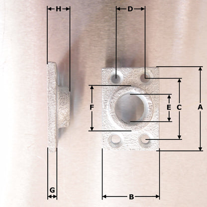 Rowlock Plates : Galvanised