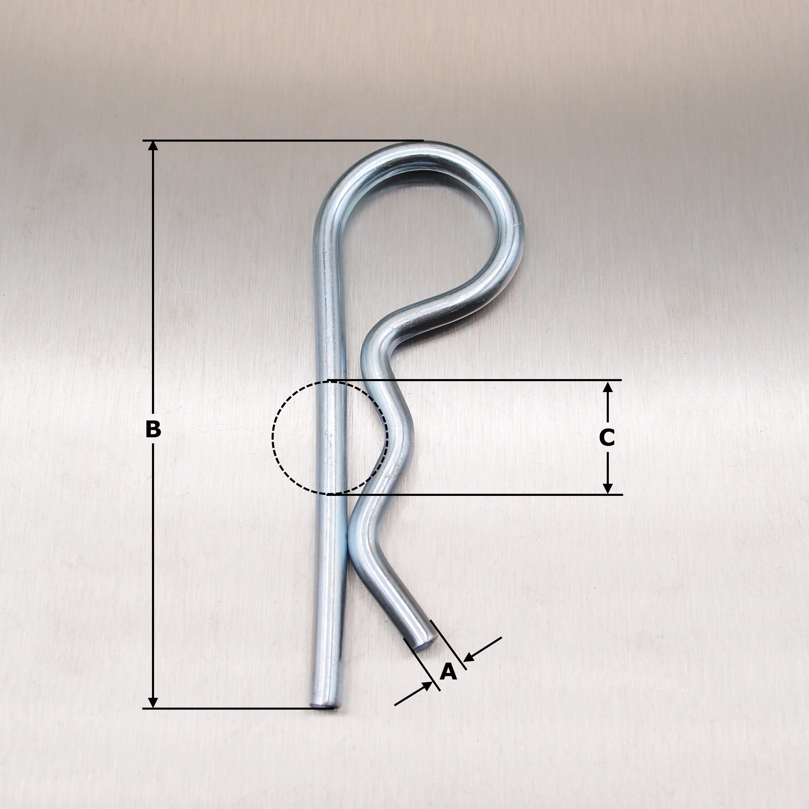 Zinc Plated R-Clip - Retaining Pin – Absolute Industrial