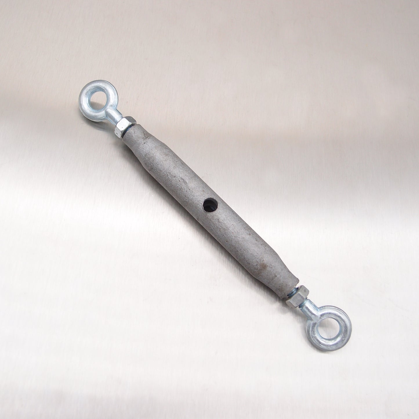 Rigging Screws Closed Body with Locknuts: Galvanised - Eye & Eye