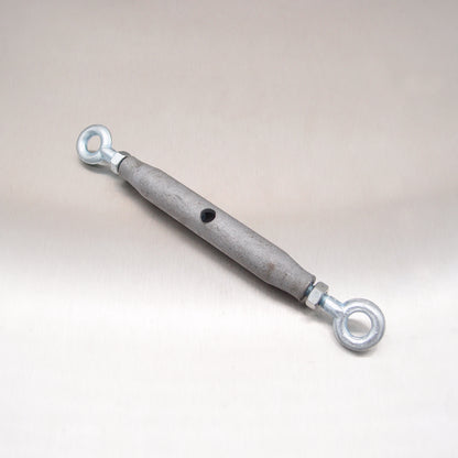 Rigging Screws Closed Body with Locknuts: Galvanised - Eye & Eye