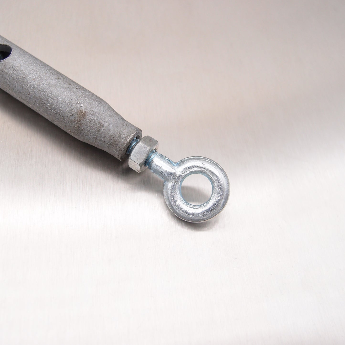 Rigging Screws Closed Body with Locknuts: Galvanised - Eye & Eye