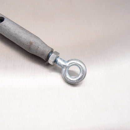 Rigging Screws Closed Body with Locknuts: Galvanised - Eye & Eye