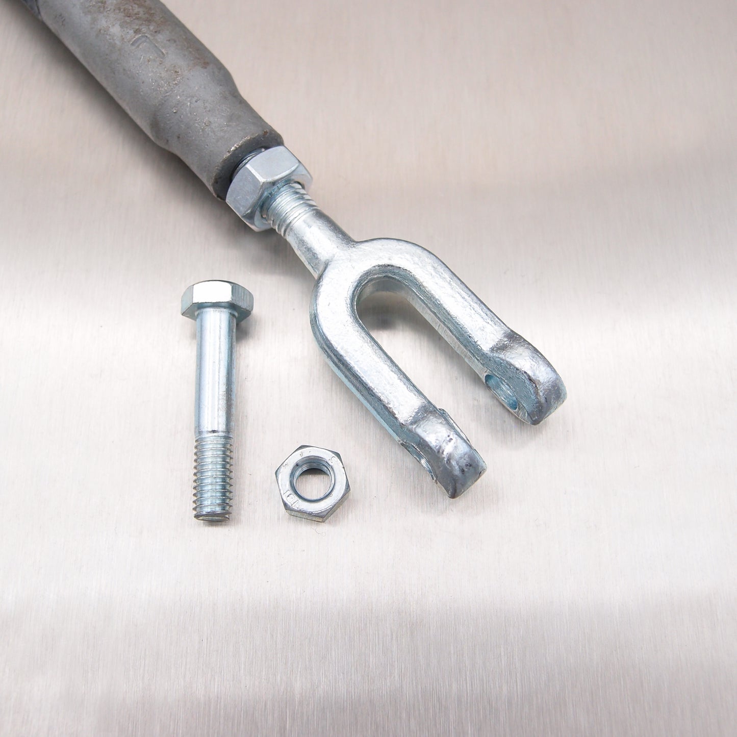Rigging Screws Closed Body with Locknuts: Galvanised - Jaw & Jaw