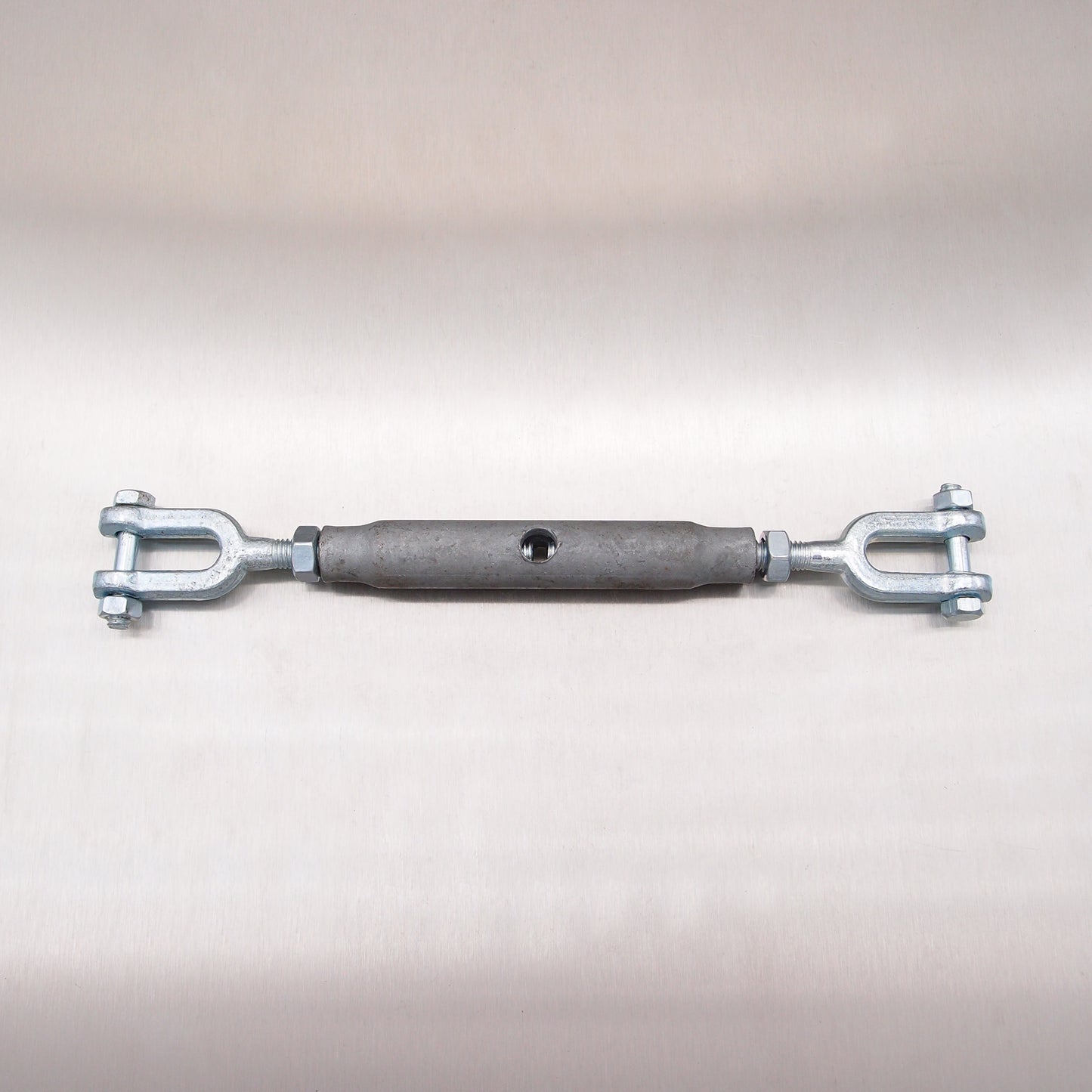 Rigging Screws Closed Body with Locknuts: Galvanised - Jaw & Jaw