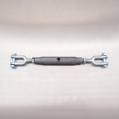 Rigging Screws Closed Body with Locknuts: Galvanised - Jaw & Jaw