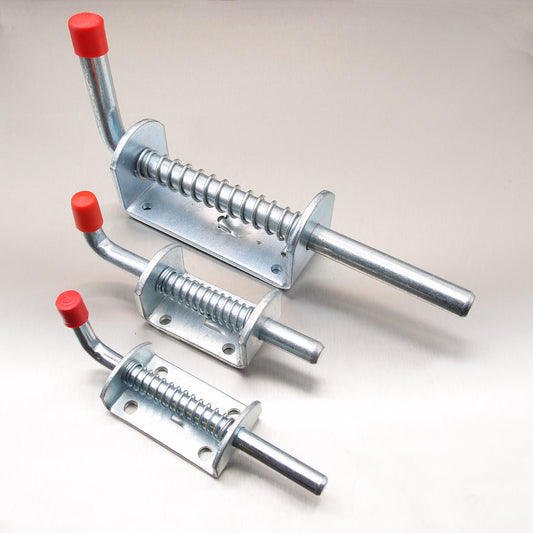 Spring Loaded Bolt - Zinc Plated