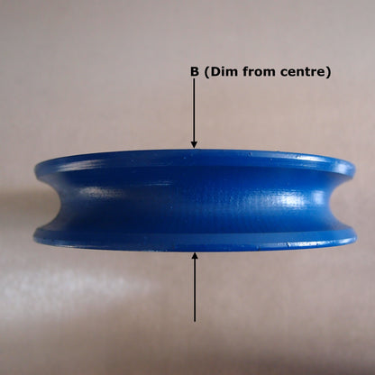 Painted Cast Iron Sheaves with Sintered Steel Bush - Pulley wheel