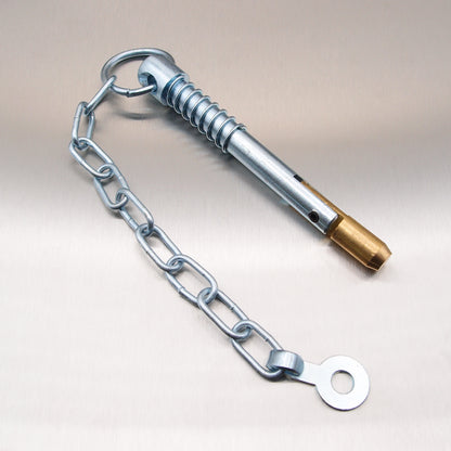 Zinc Plated Sword Pin and Chain