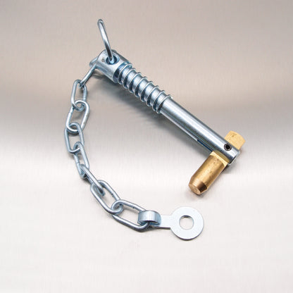Zinc Plated Sword Pin and Chain