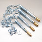 Zinc Plated Sword Pin and Chain