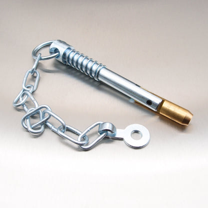 Zinc Plated Sword Pin and Chain