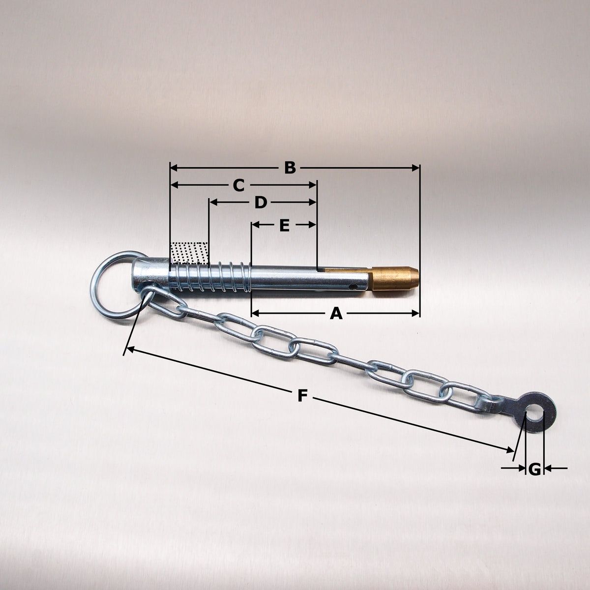Zinc Plated Sword Pin and Chain – Absolute Industrial
