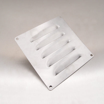 120mm x 120mm Stainless Steel Vertical Vent AISI 304