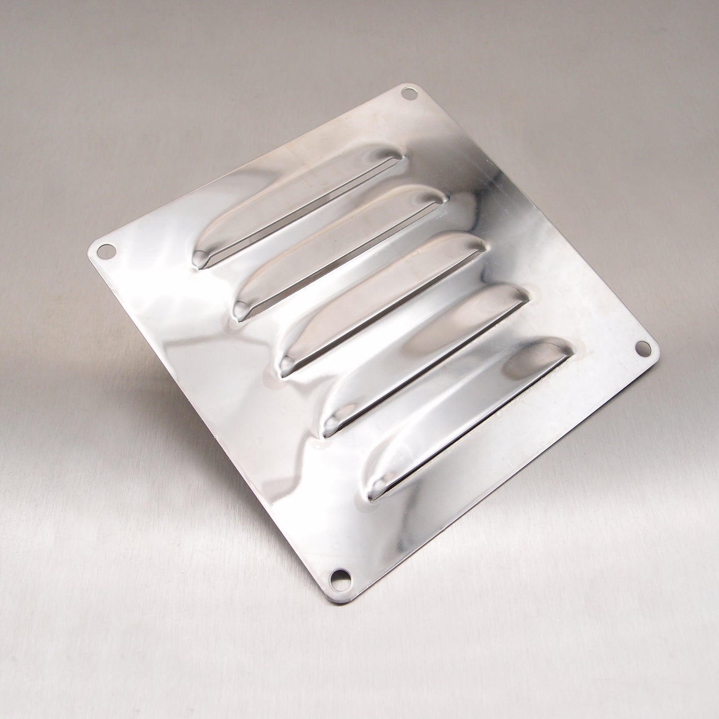 120mm x 120mm Stainless Steel Vertical Vent AISI 304