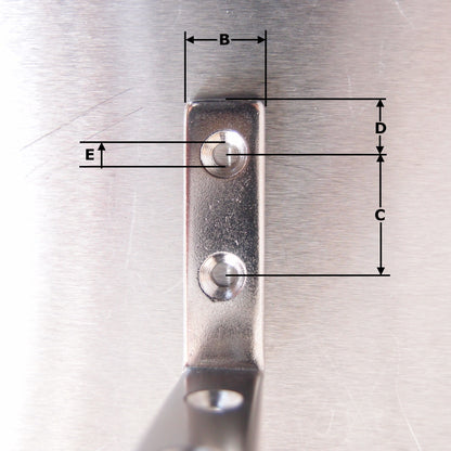 Angle Bracket Stainless steel AISI 304 - Narrow