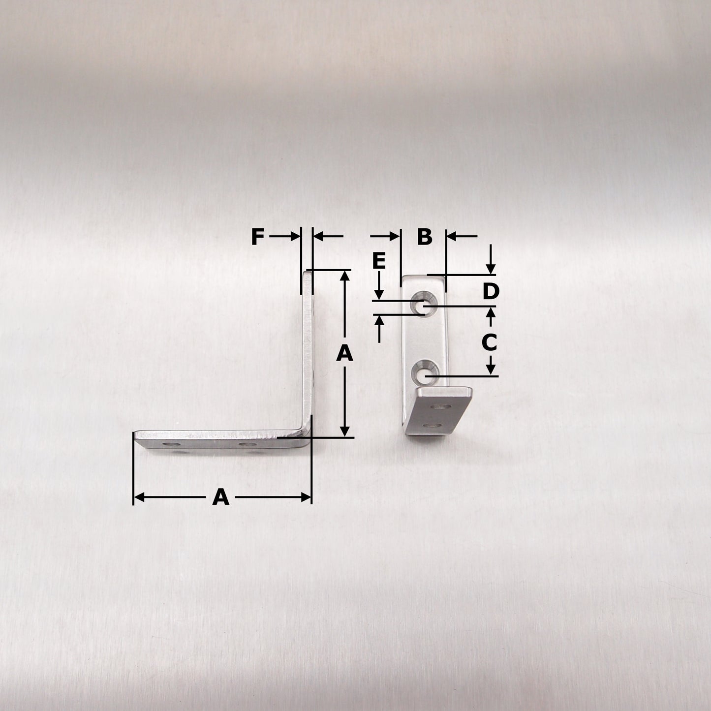 Angle Bracket Stainless steel AISI 304 - Narrow