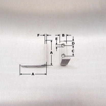 Angle Bracket Stainless steel AISI 304 - Narrow