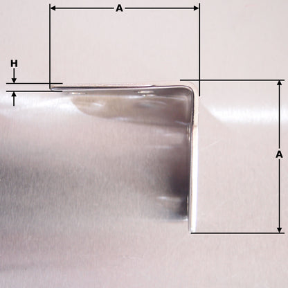 Angle Bracket Stainless steel AISI 304 - Wide