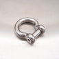 Stainless Steel Bow Shackle - Hexagon Socket Countersunk Pin - AISI 316