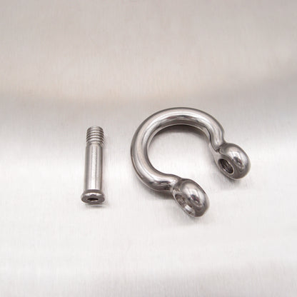 Stainless Steel Bow Shackle - Hexagon Socket Countersunk Pin - AISI 316