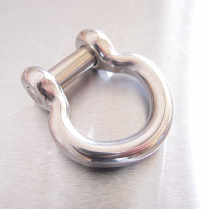 Stainless Steel Bow Shackle - Hexagon Socket Countersunk Pin - AISI 316