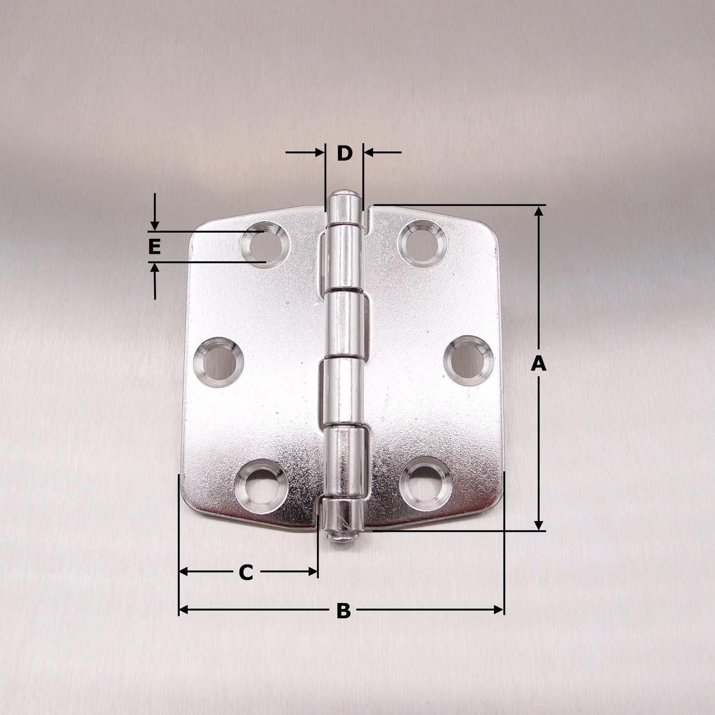 75mm Stainless Steel Butterfly Hinges - 304 grade