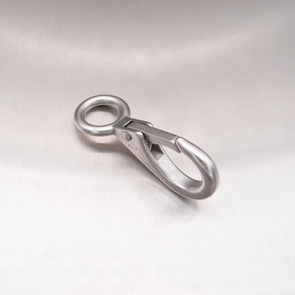 Stainless Steel Fixed Eye Boat Snap Hook AISI 316