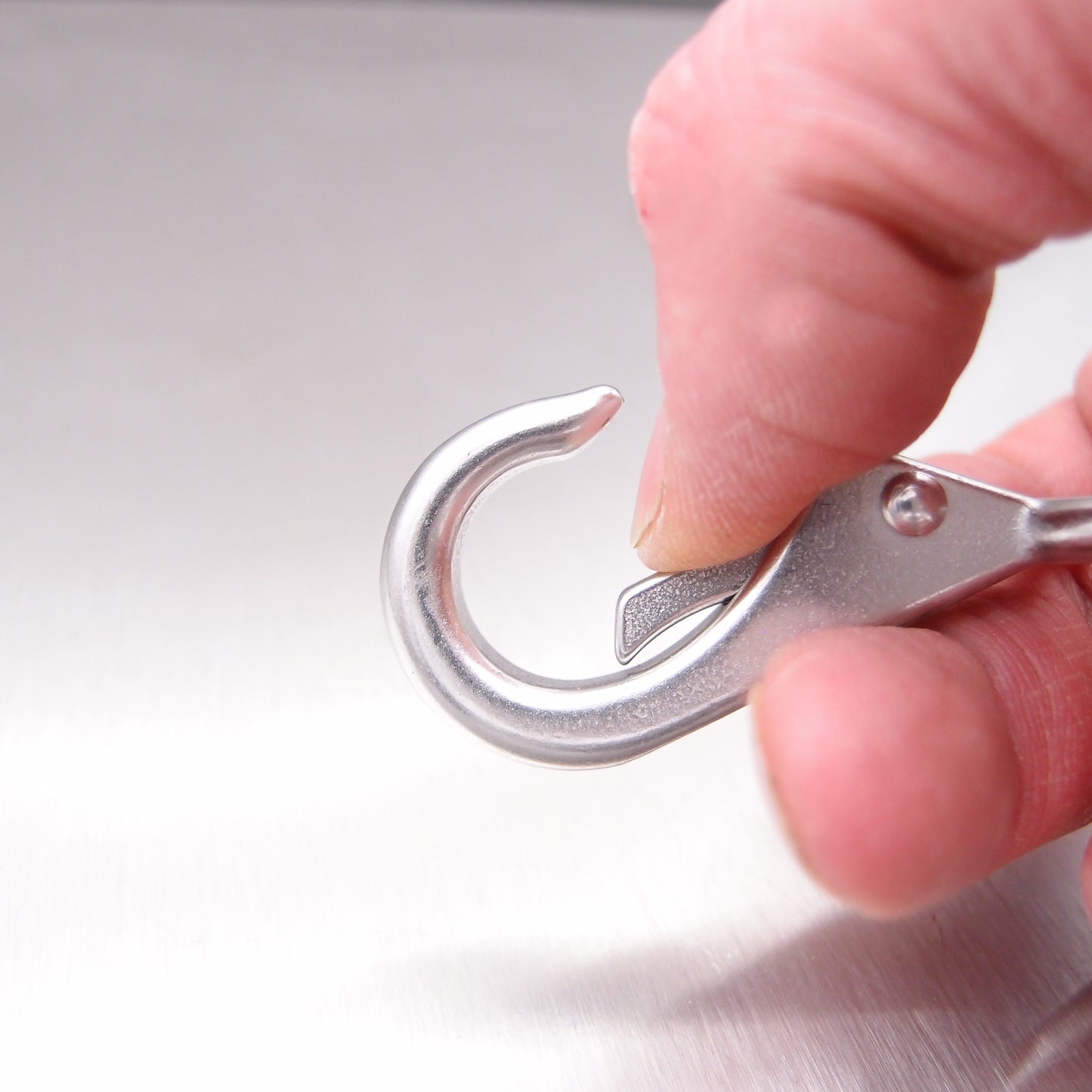 Stainless Steel Fixed Eye Boat Snap Hook AISI 316