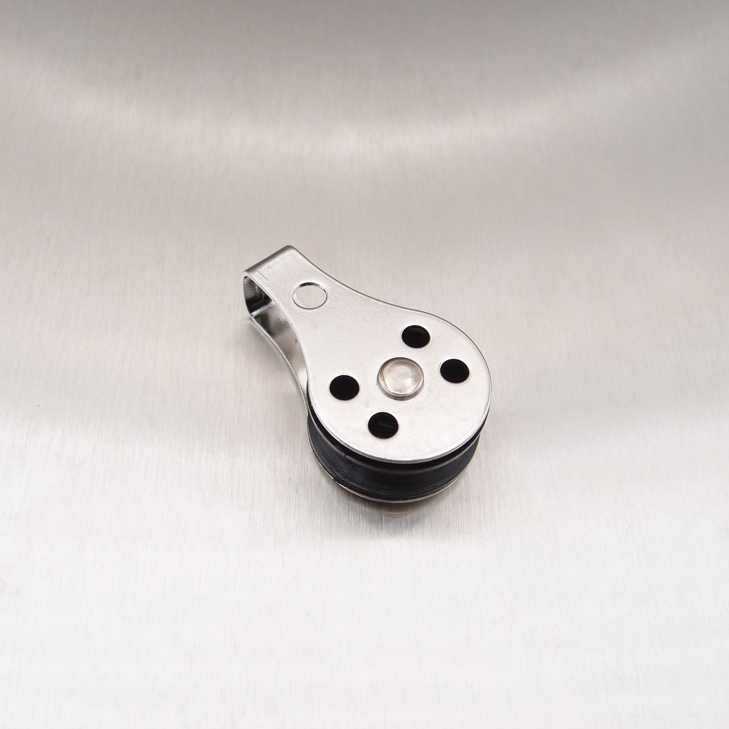Stainless Steel 25mm Pulley Block with Nylon Sheave - Type 2 - AISI 316