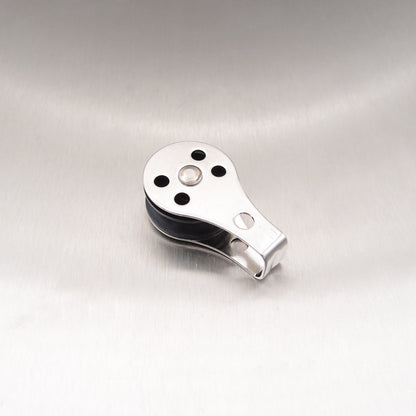 Stainless Steel 25mm Pulley Block with Nylon Sheave - Type 2 - AISI 316