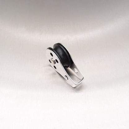 Stainless Steel 25mm Pulley Block with Nylon Sheave - Type 2 - AISI 316