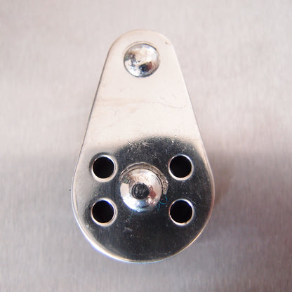 Stainless Steel 25mm Pulley Block with Nylon Sheave - Fixed Pin - AISI 316