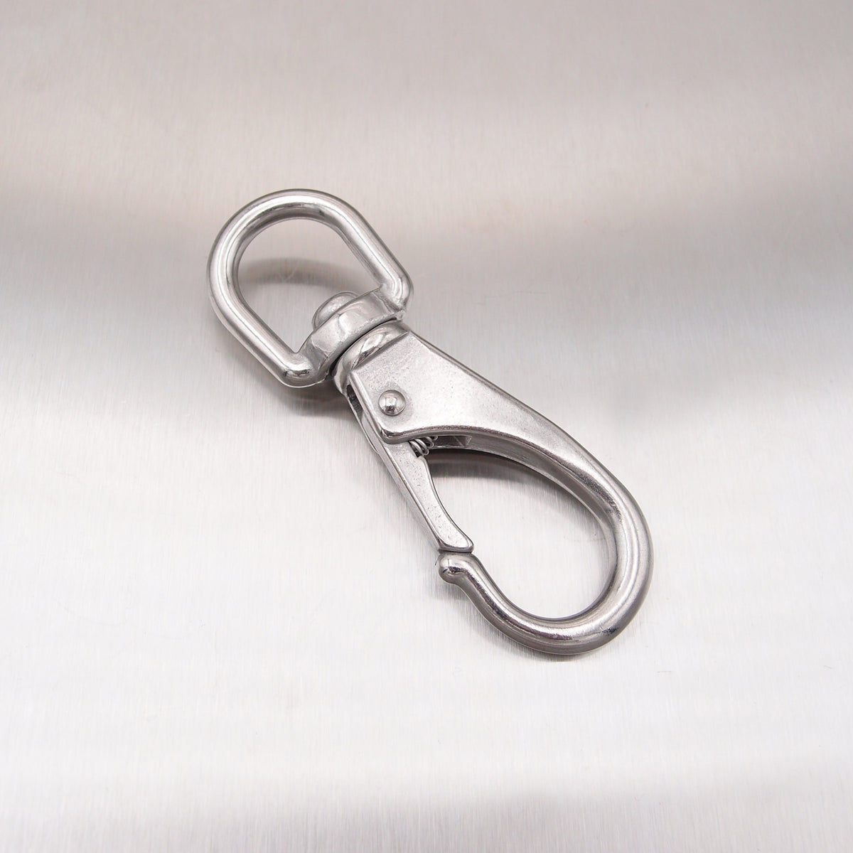 Stainless Steel Swivel Eye Boat Snap Hook - AISI 316