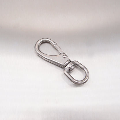 Stainless Steel Swivel Eye Boat Snap Hook - AISI 316