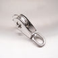 Stainless Steel Single Sheave Blocks with Swivel Oval Eye & Becket - AISI 316