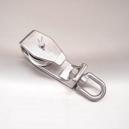 Suits 10mm Rope Stainless Steel Open Sided Pulley Block - AISI 316