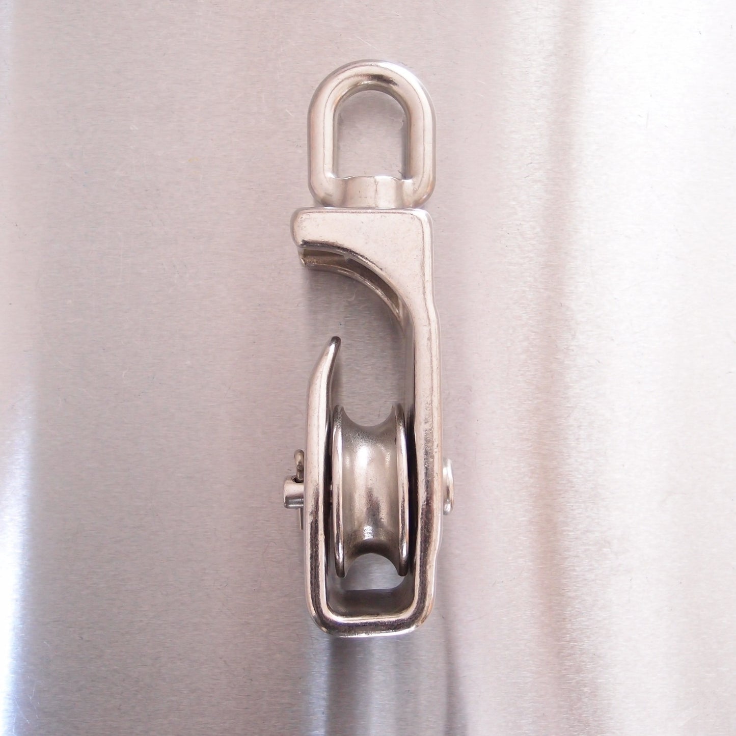 Suits 10mm Rope Stainless Steel Open Sided Pulley Block - AISI 316
