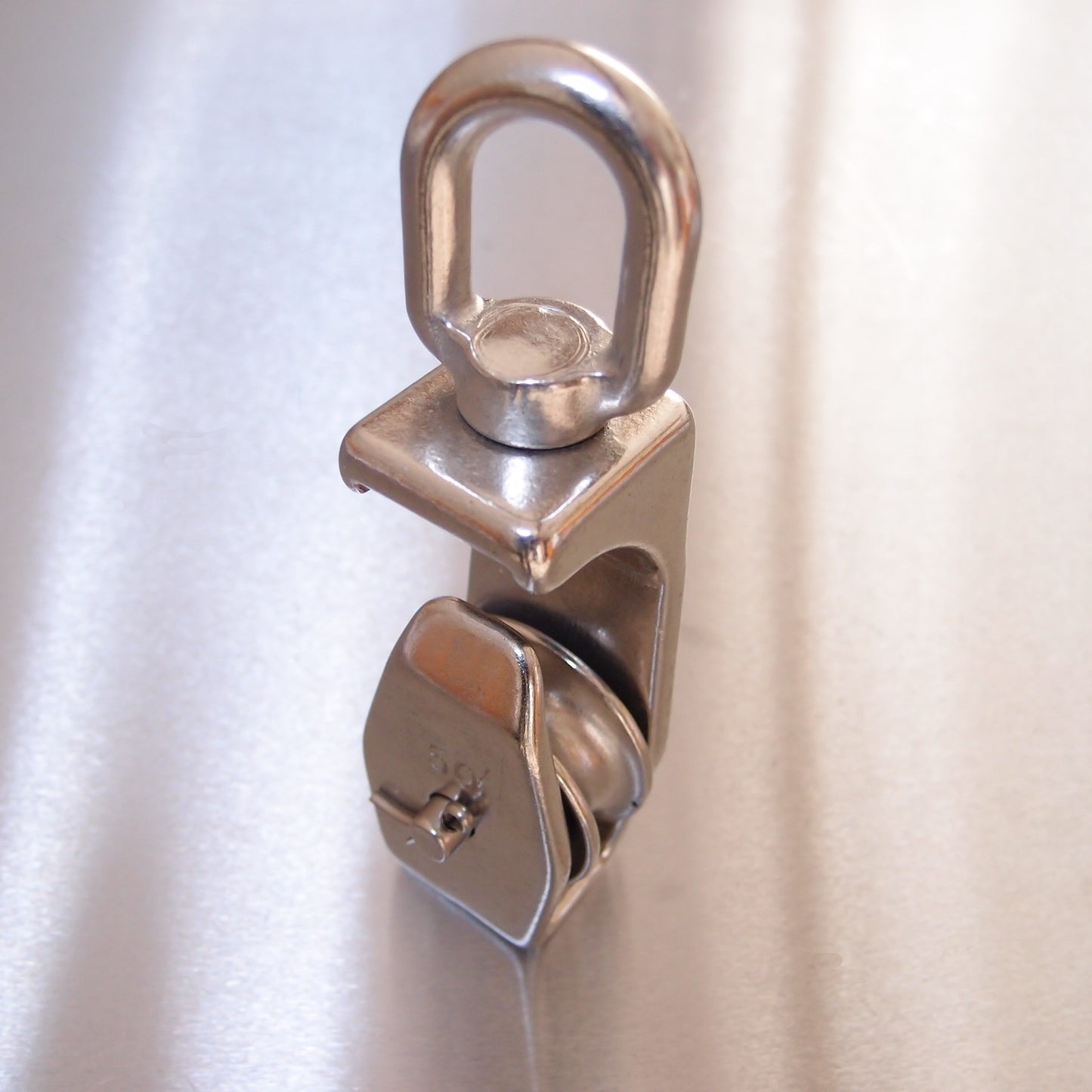Suits 10mm Rope Stainless Steel Open Sided Pulley Block - AISI 316