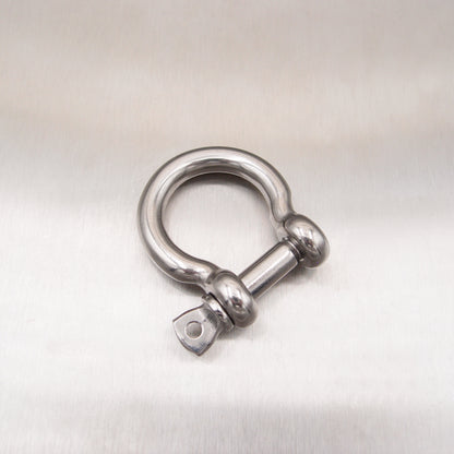 Stainless Steel Bow Shackle - with Screwed Collar Pin - AISI 316