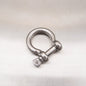 Stainless Steel Bow Shackle - with Screwed Collar Pin - AISI 316