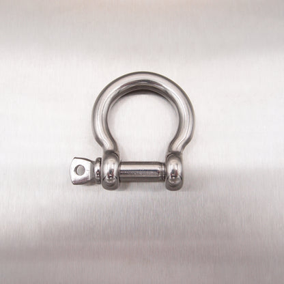 Stainless Steel Bow Shackle - with Screwed Collar Pin - AISI 316
