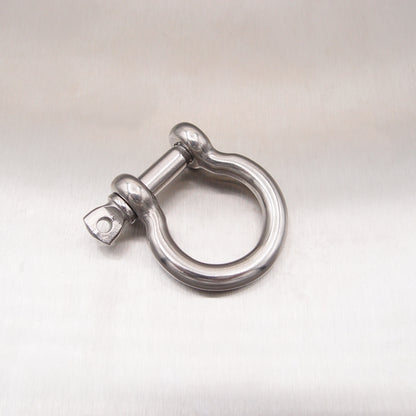 Stainless Steel Bow Shackle - with Screwed Collar Pin - AISI 316
