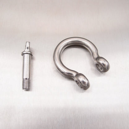 Stainless Steel Bow Shackle - with Screwed Collar Pin - AISI 316