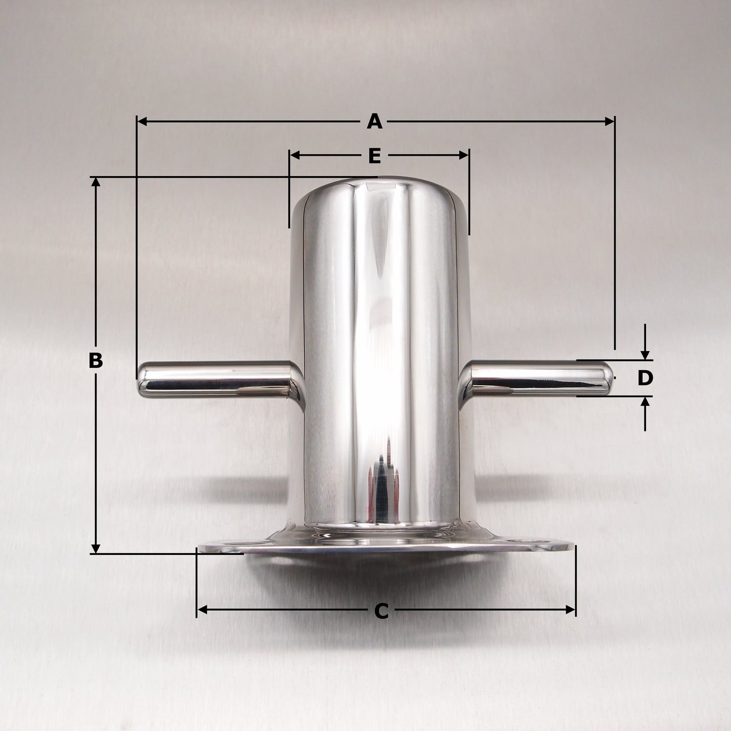 Stainless Steel Cross Bollard Cleats - AISI 316