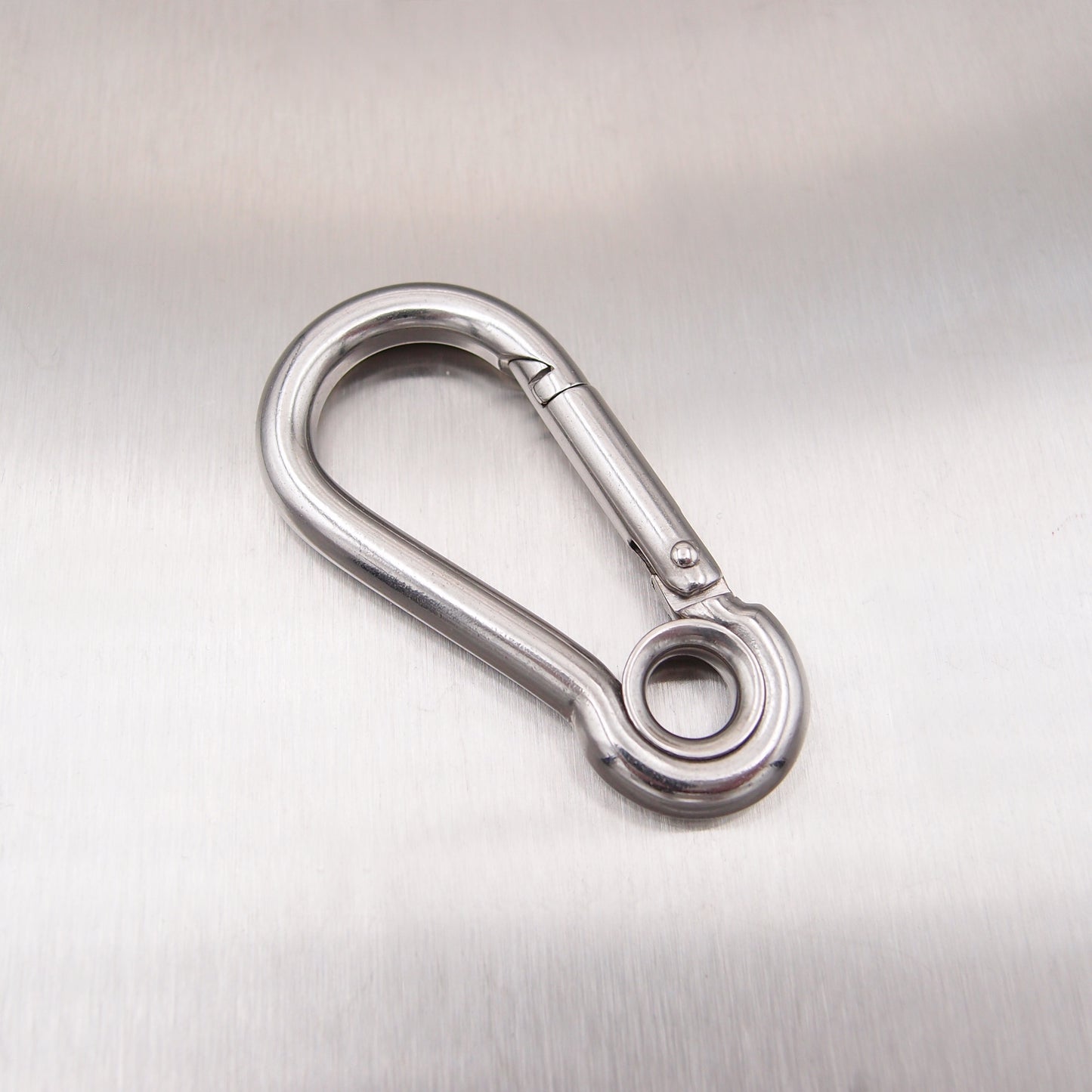 Stainless Steel Carbine Hooks - with Eyelet - AISI 316