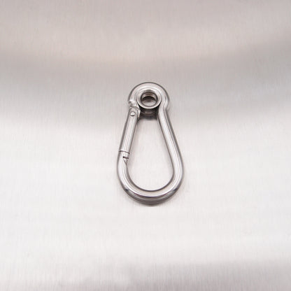 Stainless Steel Carbine Hooks - with Eyelet - AISI 316