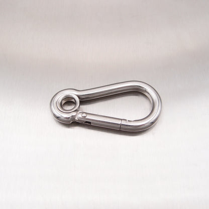 Stainless Steel Carbine Hooks - with Eyelet - AISI 316