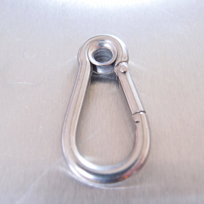 Stainless Steel Carbine Hooks - with Eyelet - AISI 316