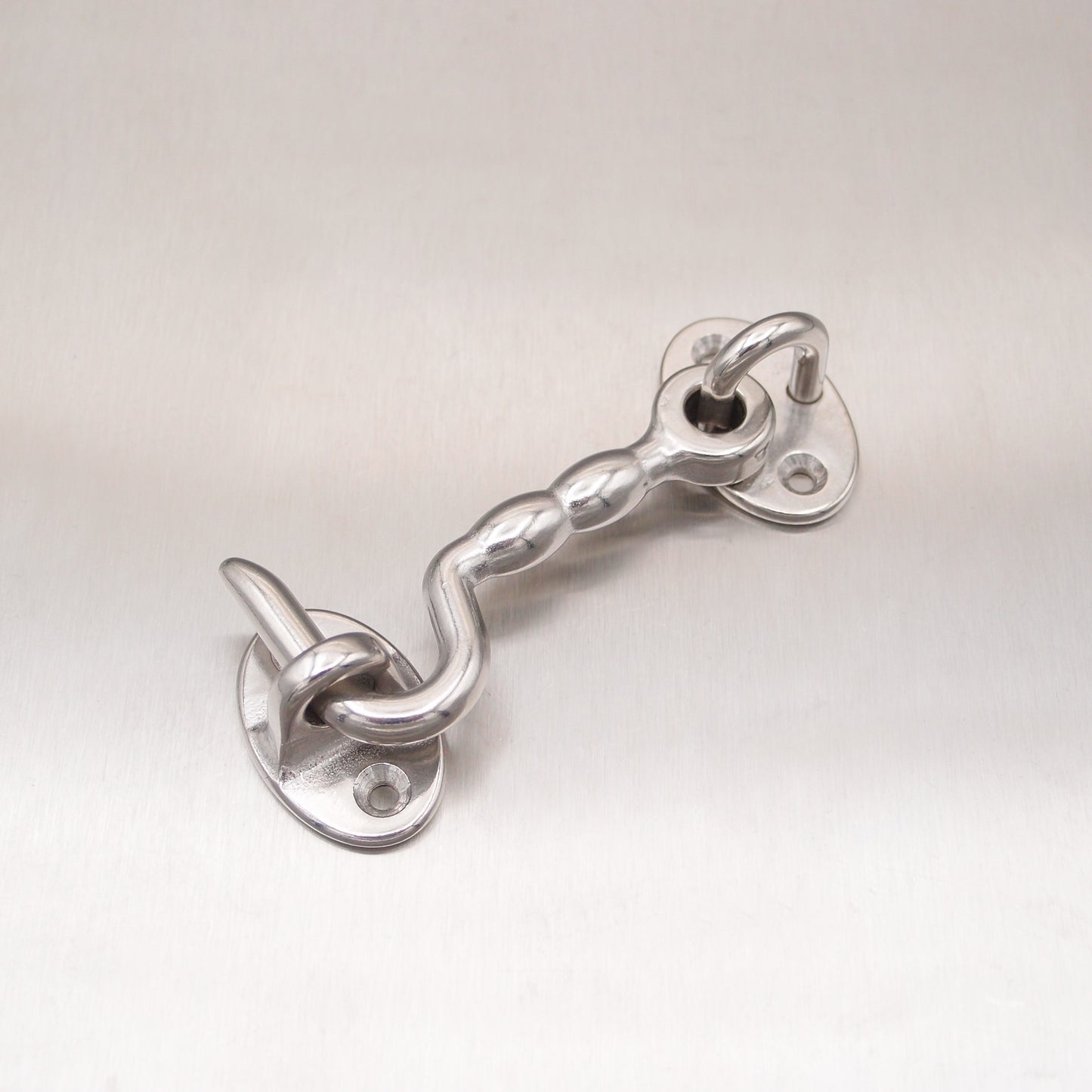 Stainless Steel Cabin Door Hooks with Plate - AISI 316